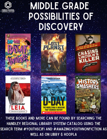 Middle Grade Possibilities of Discovery Book Covers
