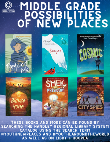 Middle Grade Possibilities of New Places Book Covers
