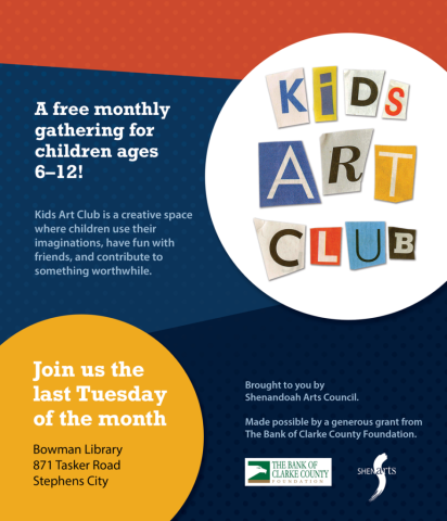 Kids Art Club poster