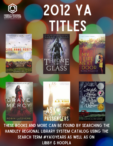 Teen 2012 YA Titles Book Covers