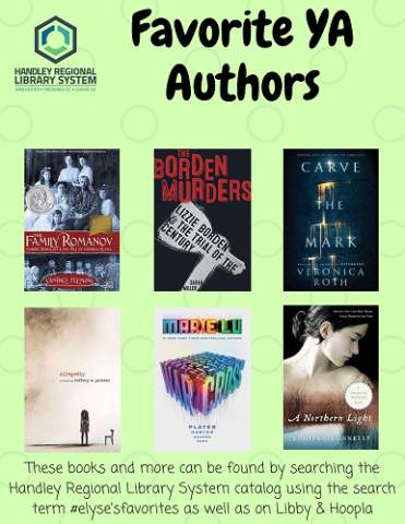 Teen Favorite Authors Book Covers