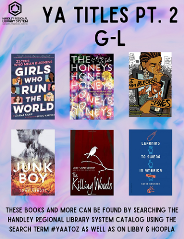 Teen Alphabet Titles Book Covers G-L