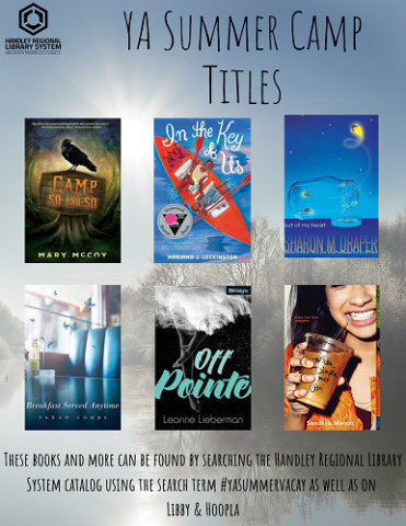 YA Summer Camp Titles Book Covers