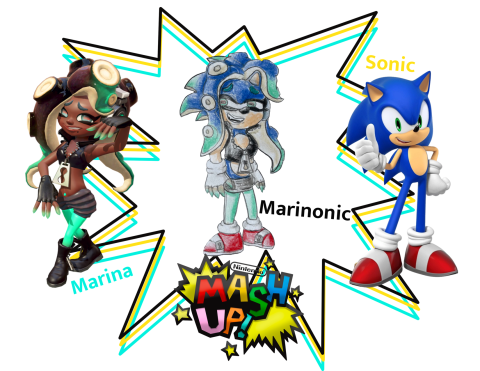 mash up of nintendo characters