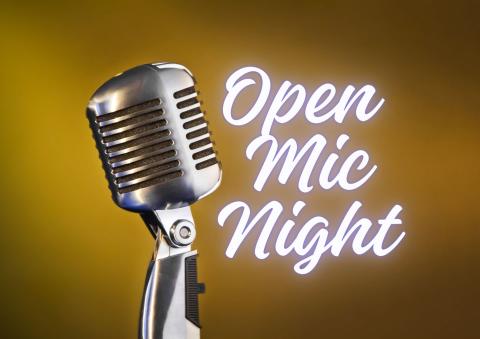 open mic graphic