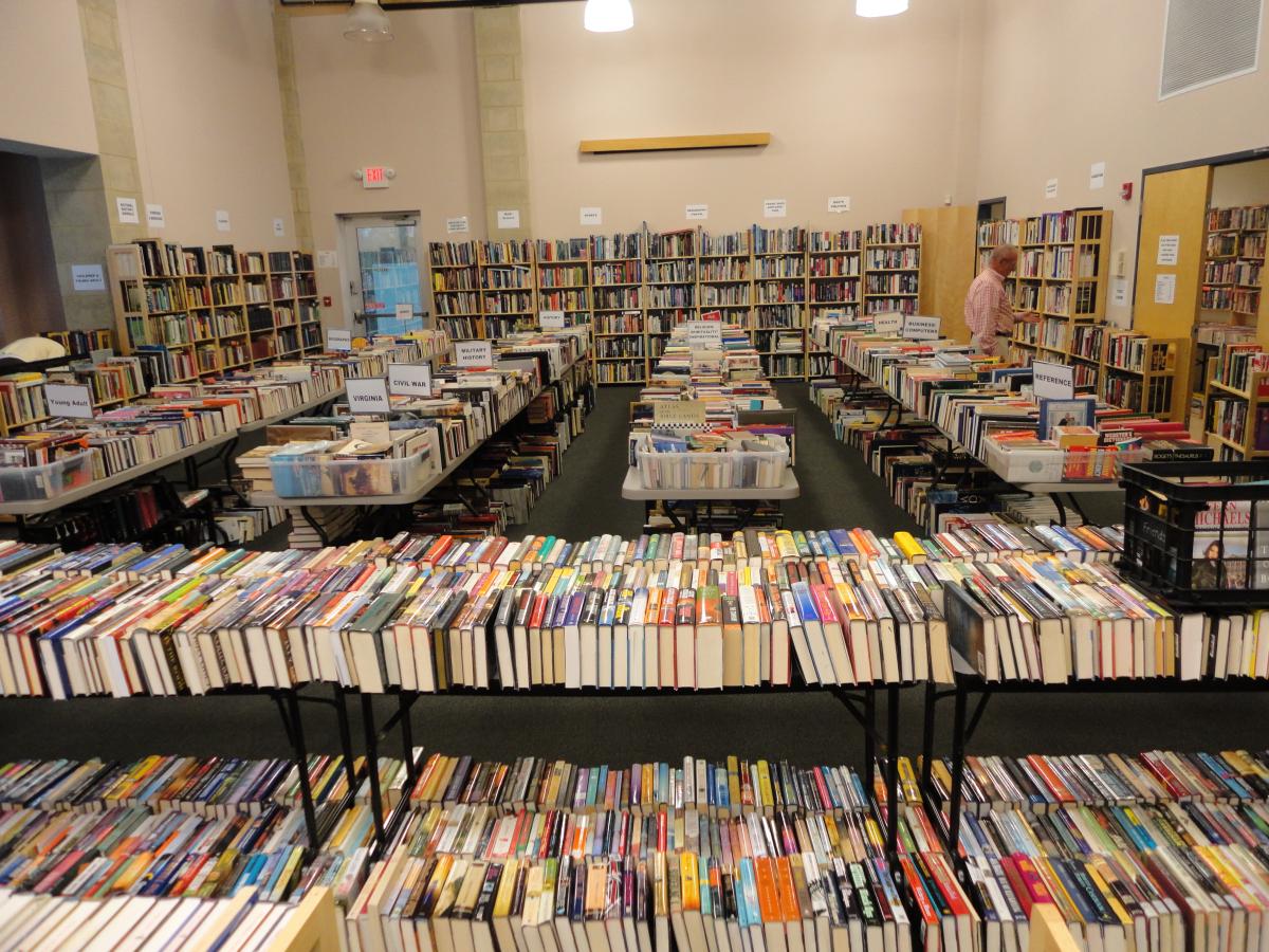 book sale room