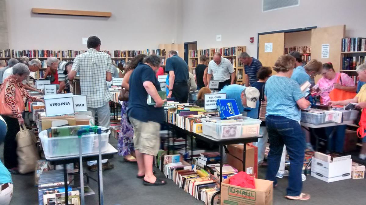 book sale room