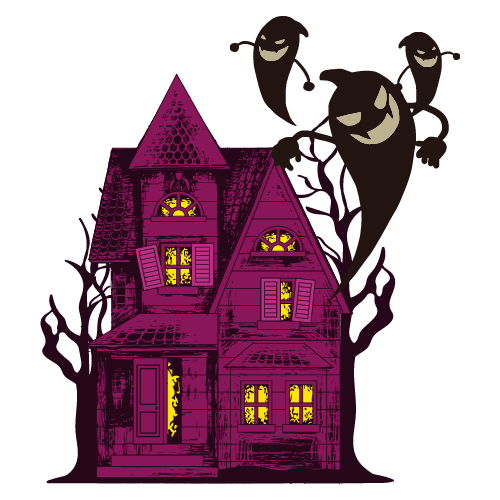 Haunted House Graphic
