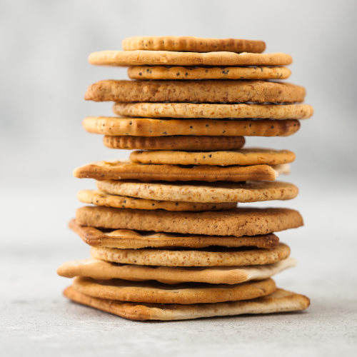 Stack of crackers