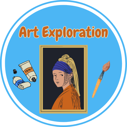 "Art Exploration" with painting supplies