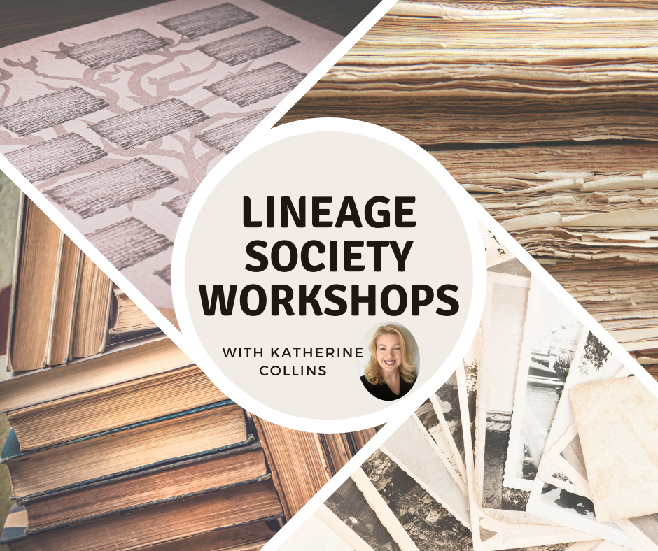 Lineage Society Workshops with Katherine Collins