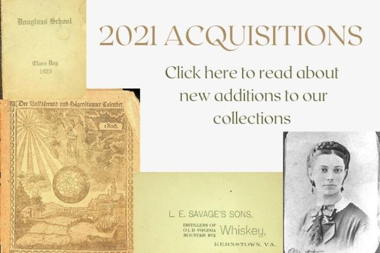Click here to view 2021 acquisitions report